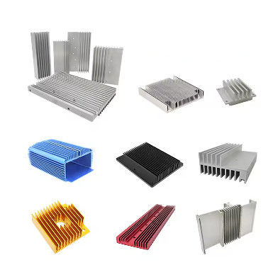 Custom Aluminum Heatsink 6063 Aluminium Heat Sink Extrusion 0.05mm Accuracy