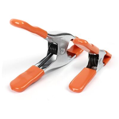 Convenient 6 INCH A-shape Metal Spring Clamps Red With Rubber Fitting Clips for Woodworking