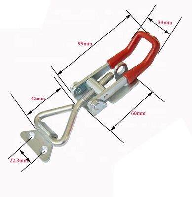 Adjustable Galvanized Toggle Latch with Custom Logo for Secure Draw Latch Applications